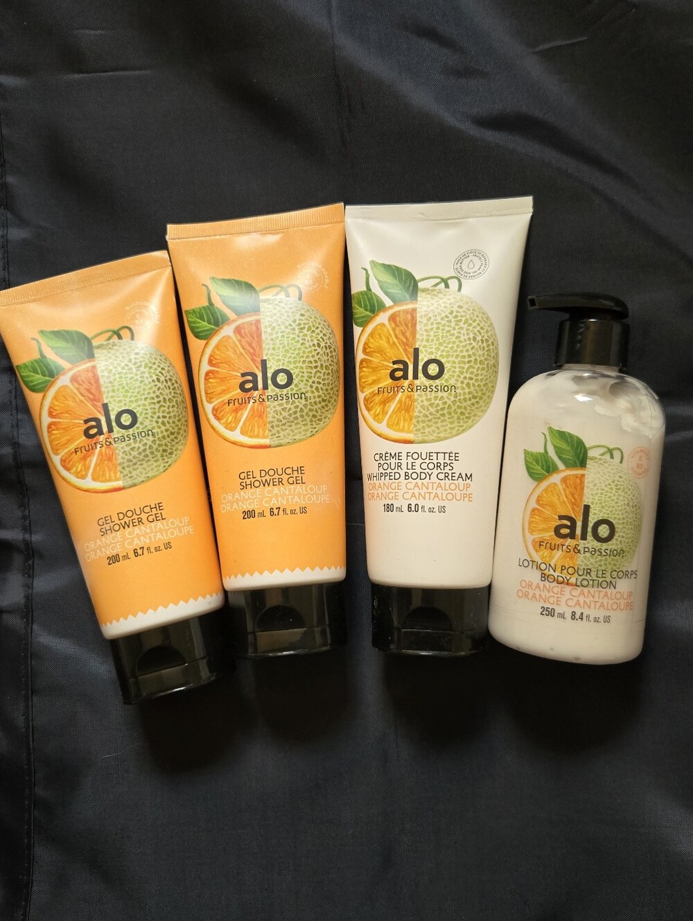 Alo Fruits&Passion Orange Cantaloupe Bundle Of 4